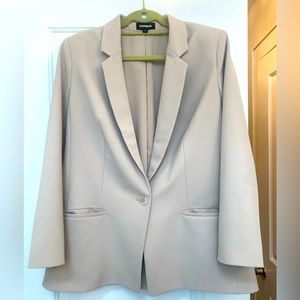 Express one button blazer